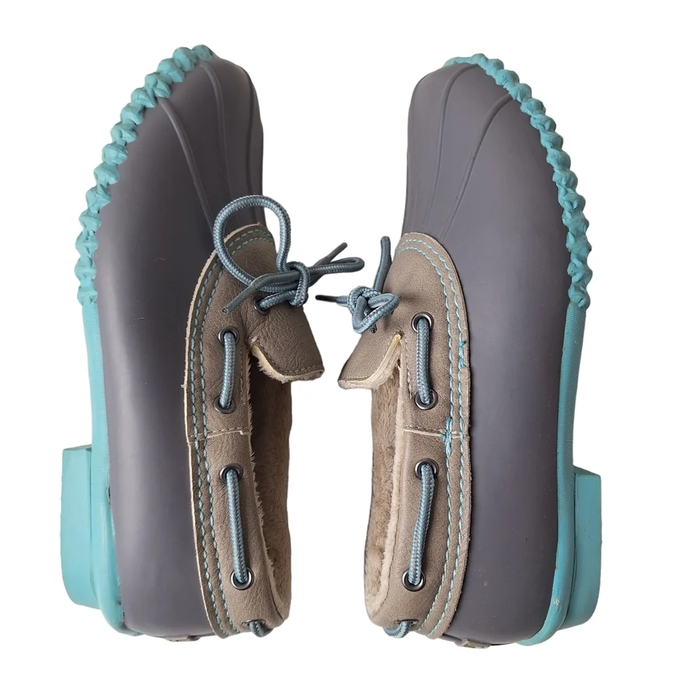JBU Gwen Weather Ready Vegan Rubber Faux‎ Fur Lined Duck Rain Shoes